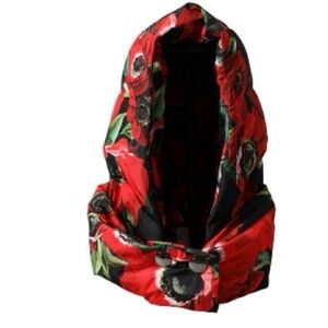 Dolce&Gabbana Floral Multi Color Floral Whole Head Hat Wrap OS